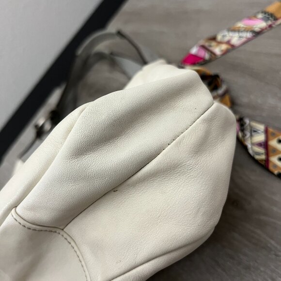 Coach Lynn White Leather Hobo Bag - Picture 5 of 7